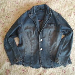 Plus Size Jean Jacket